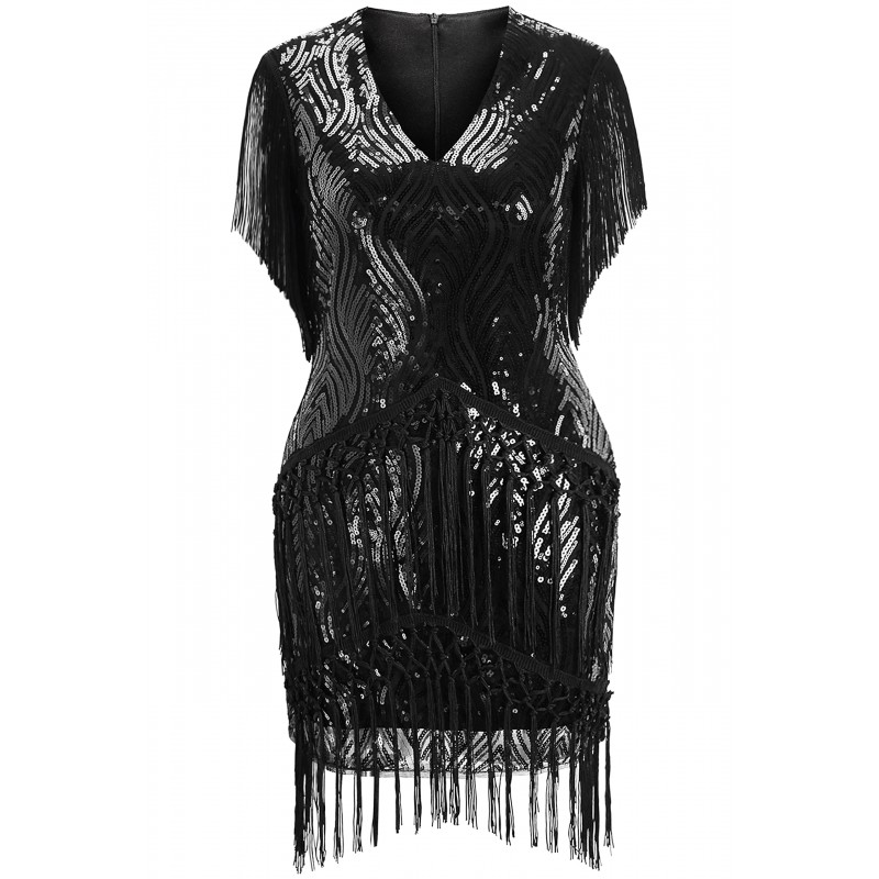Long Tassel Gatsby Dress
