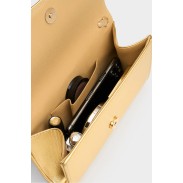 Evening Bag Gold Flap Clutch