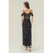 Sleeve evening dress