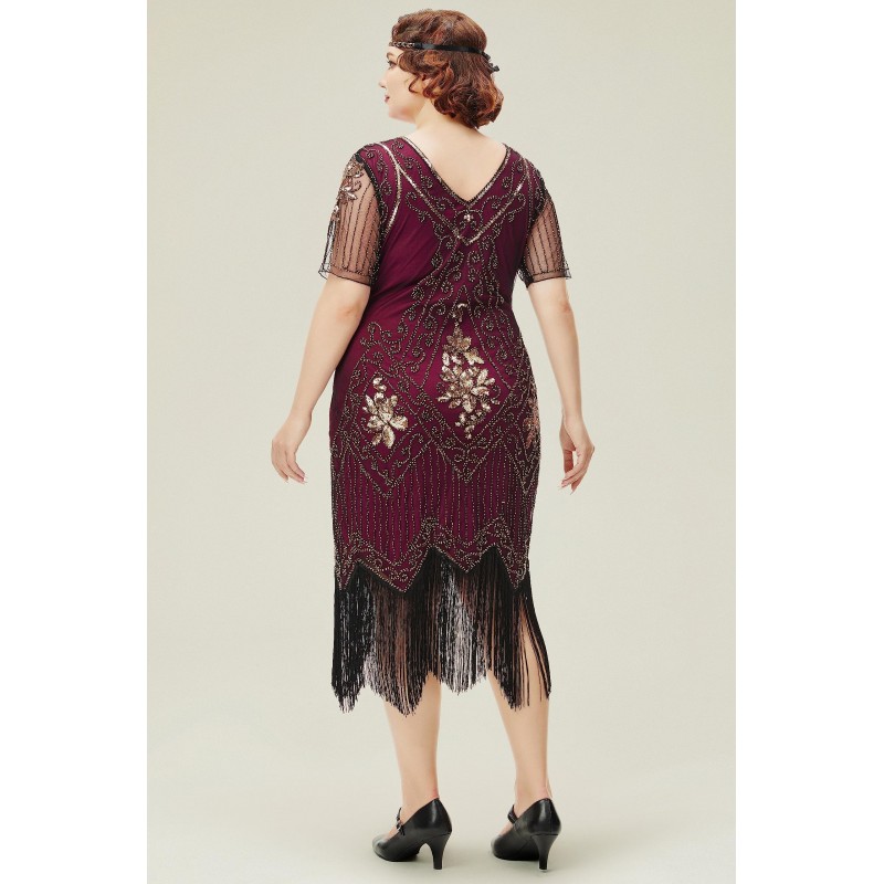 Women's flirty dark red clothing