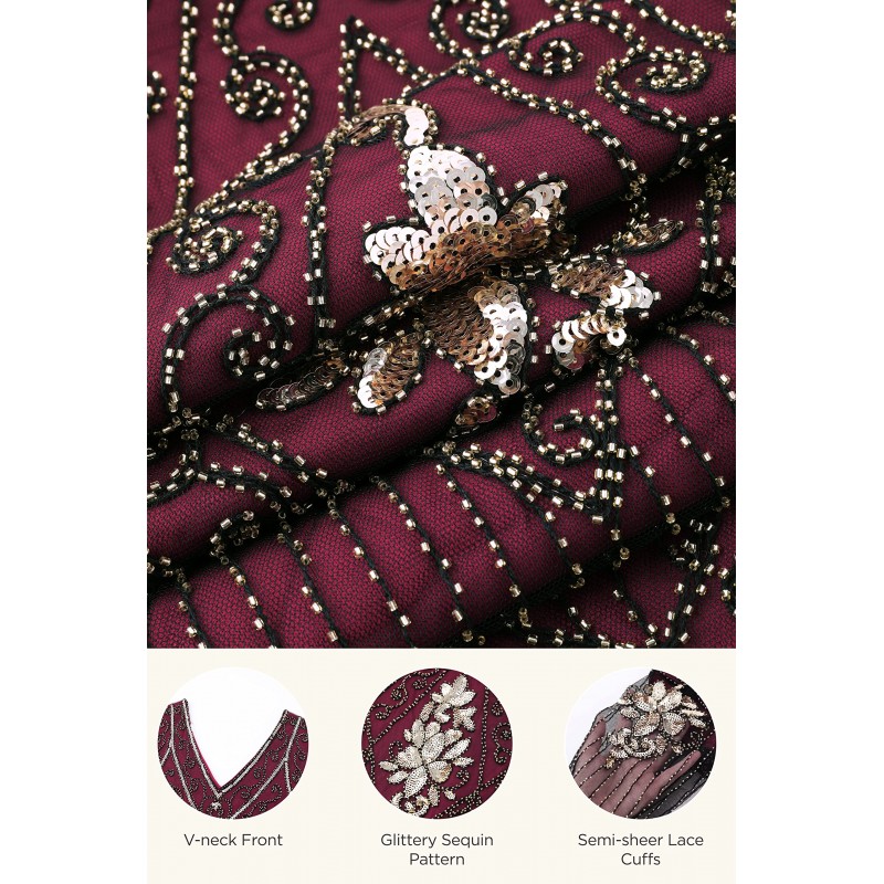 Women's flirty dark red clothing