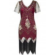 Women's flirty dark red clothing