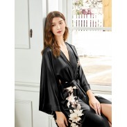 Bathrobe Bachelorette Black Robe